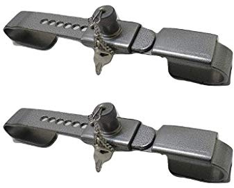 Heavy Duty Shipping Container Locks 230MM x 340MM x2 (Security Adjustable Hardened Steel)