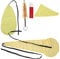 MAGT Saxophon Reinigungsset, 5 Stück Saxophon Reinigungstuch Pflege Kit Saxophon Putztuch Mundstückbürste Kit für Saxophon und Zubehörteil
