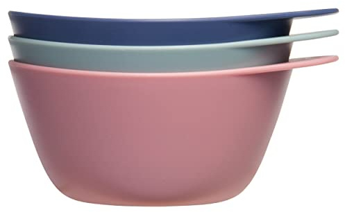 Fromm Color Studio Mixing Bowls for Hair Color, Hair Dye, Bleach and Treatments with Spill Proof Rubberized Base, 10 Ounce, 3 Pack