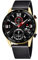 LOTUS Montre pour Homme 50019/1 Smartwatch Boîtier en Alliage Bleu Bracelet en Acier Inoxydable Noir