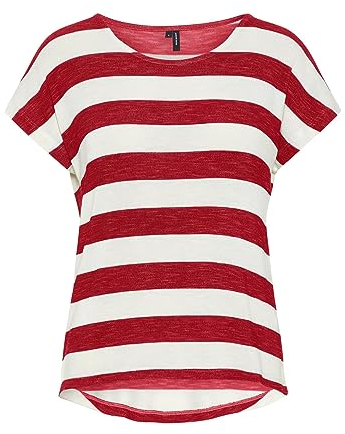 VERO MODA VMWIDE Stripe S/L TOP GA JRS NOOS