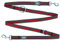 DDOXX Reflektierende Leine für Hunde, mit Air-Mesh - 2m, 3-Fach verstellbar, bissfest - Hundeführleine für alle Hundegrößen - M (Rot) - 2 x 200 cm