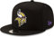 New Era NBA Herren 9Fifty Snapback Cap, Minnesota Vikings Schwarz, Einheitsgröße