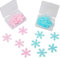 50 Stücke Blau Schneeflocke,Kuchen Cupcake Toppers,gefrorene Kuchen Topper,für Weihnachten Geburtstagsfeier Winter Frozen Thema Party