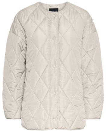 PIECES Pcstella Veste matelassée Noos, Gris argenté, L Femme
