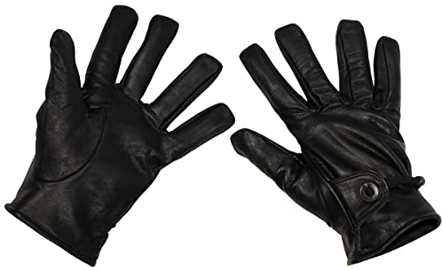 Schwarze Lederhandschuhe Western Reithandschuhe Fingerhandschuhe (L)