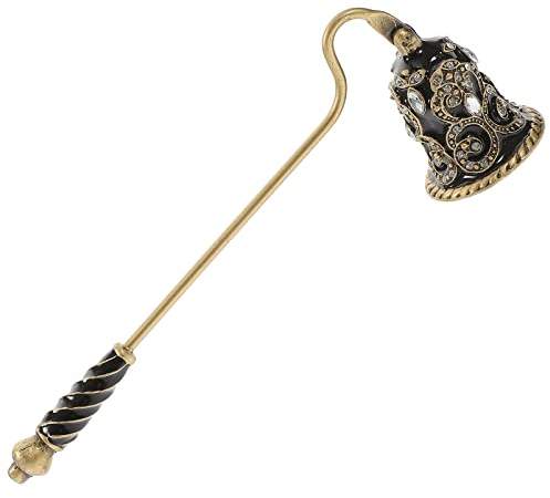 TOPPERFUN Kerzenlöscher-werkzeug Einzigartiges Blumen-design mit Strasssteinen Aus Metall