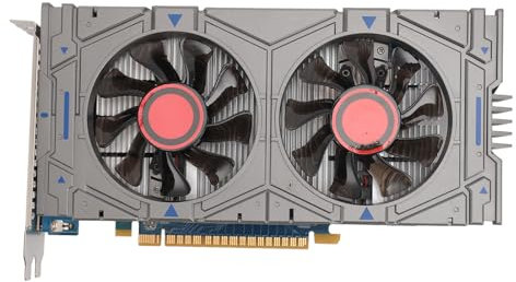 GTX 750TI Graphics Card, 128Bit 2GB GDDR5 1116/1653MHz, PCI Express 2.0 GPU Gaming Graphics Card, HD DVI VGA with Dual Fans for Office and PC Gaming