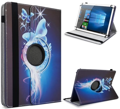 UC-Express Tablet Schutzhülle - kompatibel mit PEAQ PET 101 100 1008 10,1 Zoll Geräten - 360 Grad Hülle für Tablets - ultradünne Tablettasche - Tablet Case, Farbe:Motiv 25