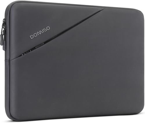 DOMISO Custodia PC Portatile Sleeve 17,3 Pollici,Impermeabile Laptop Borsa Porta PC Computer Compatibile con 17,3 Pollici Notebook HP ASUS dell Microsoft,Nero