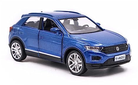 YSAEDATY Für: T-ROC SUV-Modellauto Aus Legierung, Druckguss, Zurückziehbares Metall, Sammlerstück, Geschenk 1:36(A)