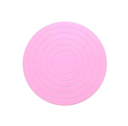 Plato giratorio para tartas Mesa giratoria for tartas DIY, miniplataforma giratoria de plástico for tartas con fondant, soporte redondo for galletas, herramientas de cocina giratorias for el hogar(Pin