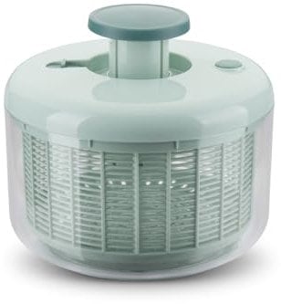 Livoo - Essoreuse à salade poussoir 4,2 L MEN434 - essorage facile, maille fine, base antiderapante, compatible lave-vaisselle