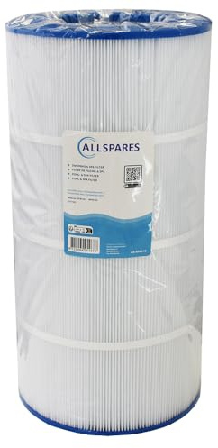 AllSpares Whirlpool Filter, Poolfilter, Spa Filterkartusche Ersatz fr Waterair CFR100 | WFR100 | CFT100 | 91003 | Unicel C-9699 | 9,29 qm | 252 x 505mm | ffnung 150mm