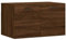 HEFZGDB Wandschrank Braun Eichen-Optik 60x36,5x35cm Holzwerkstoff Cabinet Buffetschrank Vitrinenschrank Küche Barschrank für Arbeitszimmer Küche Wohnbereich Abstellraum
