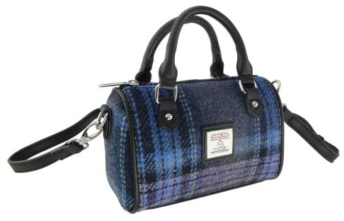 Glen Appin Harris Tweed 'Kilbride' Mini Bowling Tote Bag