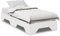 LAPOOH Massivholzbett ohne Matratze Stapelbar Weiß 80x200 cm, Bettgestell, Bett, Schlafbett, Bed Frame, Schlafzimmer Bett - 859206