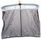 VICASKY 1 red de aterrizaje para la limpieza de estanques y piscinas, herramienta de limpieza portátil con marco de aluminio negro para eliminar hojas y suciedad