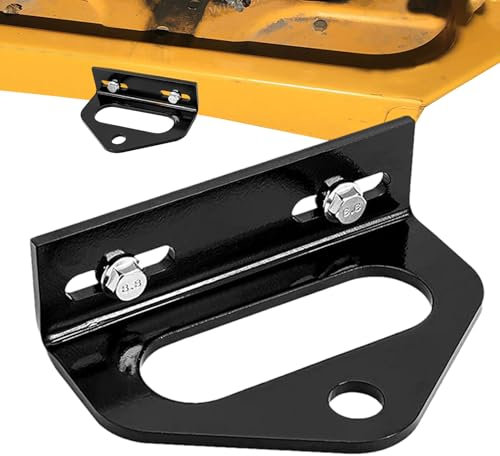 Rasenmäher-Anhängerkupplung - Multifunktionale Nulldrehkupplung mit Hardware, -Kupplung für Rasenmäher 6,1-12,7 cm | Robuste Stahlhalterung für Gartentraktoren, Aufsitzmäher Aufsätze