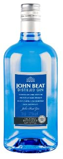 GINEBRA B.AZUL Premium Spirituosen, 37,5% Vol., 700ml Flasche, 12er Pack, Blau