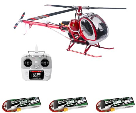 PizazzToy RC Helicopter with GPS for Adults, JCZK 300C PRO 2.4G 12CH Flybarless RC Helicopter Model with H1 PRO Flight Controller, LED Navigation Light System and Opening Doors