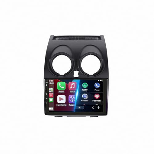 Genérico Radio Android DIN Bluetooth para Nissan Qashqai 2006-2013, Android 15,9 Pulgadas, Pantalla automática, Controles en el Volante, 4 núcleos, 2 GB + 32 GB