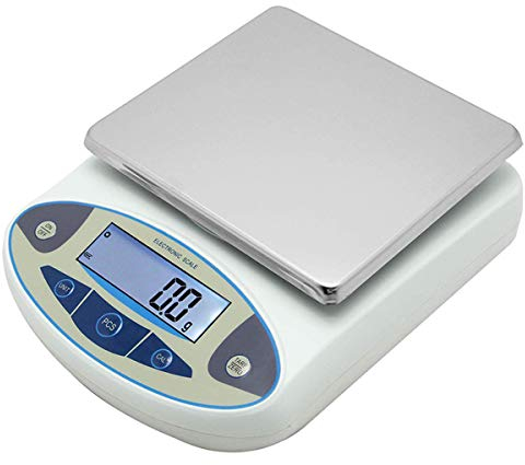 CGOLDENWALL Digitale Laborwaage 5kgx0,1g Elektronische Präzisions-Analysewaage Schmuck Küche Industriewaage 0,1g Wäge- und Zählwaage Kalibriert und Gebrauchsfertig
