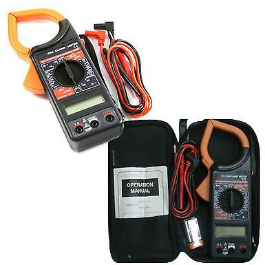 MULTIMETRO PINZA AMPEROMETRICA TEST TESTER DIGITALE CON PUNTALI DT-266