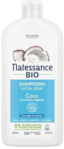 Shampoing extra doux coco bio et kératine végétale 500ml