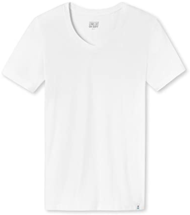 Schiesser Long Life Soft V-Shirt 155630B 2er Pack White 5