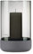 blomus Windlicht -Calma- | Kerzenhalter aus hochwertigem Beton und Smoke Glas | Farbe Steel Gray | Größe M | 12L x 12B x 20H cm | Indoor | exkl. Kerze