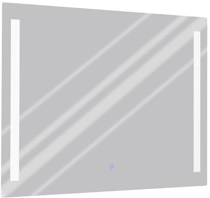 EGLO 99773 Spiegelleuchte Badezimmerleuchte BUENAVISTA silber L:803 H:60cm mit Touchschalter ein/aus IP44 4000K