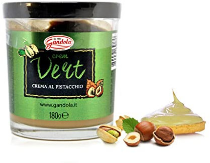 Gandola Crema Spalmabile Pistacchio E Nocciole 3 Pezzi Da 180 Gr