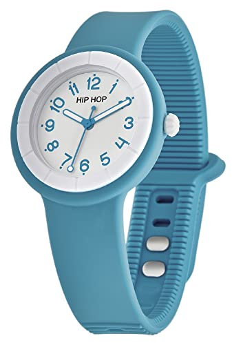HIP HOP, Numbers Collection, Orologio Donna Serenity, Cinturino in Silicone Intercambiabile, Pratica Chiusura, Cassa 32 mm, Movimento al Quarzo, Resistente all'Acqua, Lunghezza Regolabile, Lilla