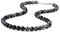 GAVU Handgemachte Schneeflocke Obsidian Herren Heilende Kristall Halskette 55cm
