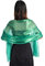 NiceYnn Elégant Echarpe Brillante Femme Châle Longue Foulard pour Mariage Cocktail Cérémonies Soirée Plage Vert Foncé