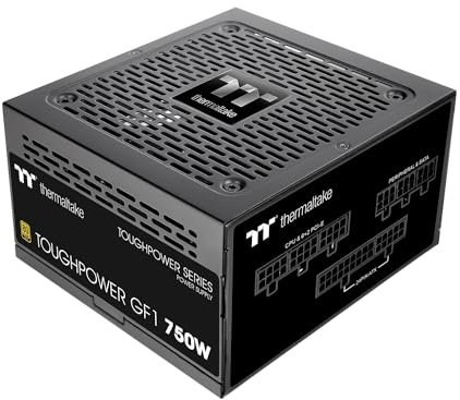 Thermaltake GF1 (2024) Fuente de alimentación ATX Totalmente Modular de 750 W - 80 Plus Gold - Ultra Silencioso - Zero RPM, PS-TPD-0750FNFAGU-P