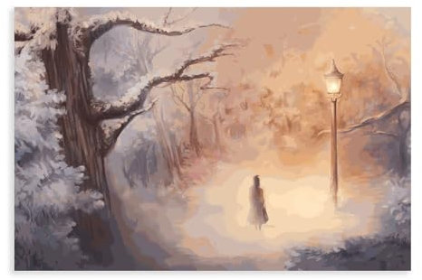 The Chronicles of Narnia (2) Leinwand-Poster, Schlafzimmer, Dekoration, Sport, Landschaft, Büro, Raumdekoration, Geschenk, ungerahmt, 30 x 45 cm