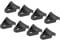 Hihaha Car Speaker Grill Clips/for Car/Plastic / 8 Pcs Black