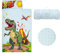 Dinosaurier Schlafsack Kinder mit Kopfkissen Reißverschluss, Faltbare Kinderschlafsack mit Kissen Abnehmbar für Mädchen Jungen, Leicht Reinigen Schlafsack für Outdoor Indoor Camping, 150×60cm