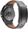 Leder Armbänder für Garmin Forerunner 245/245 Music/55 Armband, mit Verstellbar Magnetische Faltschließe aus Edelstahl Elegant Ersatzarmband für Damen Herren mit Garmin Forerunner 245 (A,20mm)