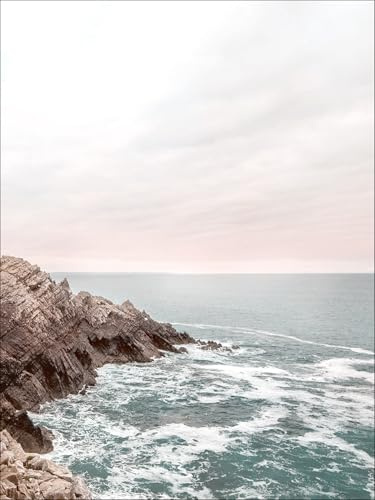 Pro-Art Canvas-Art Wandbild Junges Wohnen Rocky Beach, 57x77 cm