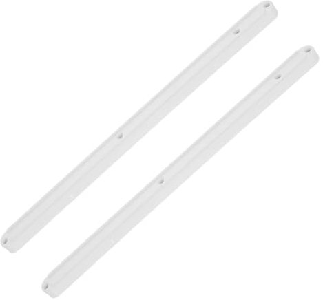 VILLCASE 2 Rieles De Plástico Para Cajones Deslizables Para Gabinetes Guías Laterales Inferiores Para Cocina Color