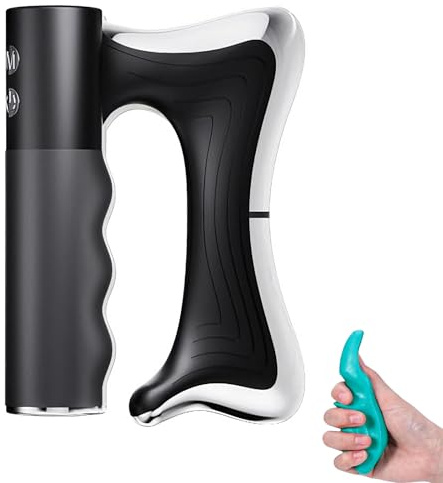 lewitools 2025 New Upgrade Fascia Knife Multifunctional Massage Tool, Electric Muscle Scraper Massager Tool, Muscle Relaxation Electric Fascia Knife Scraper for Fascial Massager, Whole Body, White