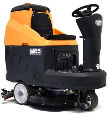 Ride-On Auto Floor Scrubber Machine, 33 inch (850mm) Cleaning Path, Industrial Commercial Floor Scrubber Machine Use, Easy to Use
