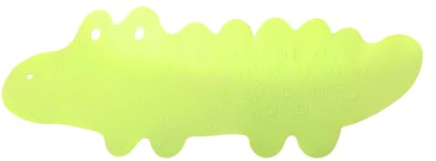 Badewannenmatte rutschfest Kinder, 95 X 34.5 cm Antirutschmatte mit Saugnäpfen, Maschinenwaschbar Badematte rutschfest Badewanne, Weiche Antirutschmatte Badewanne für Baby und Kinder (Grün)