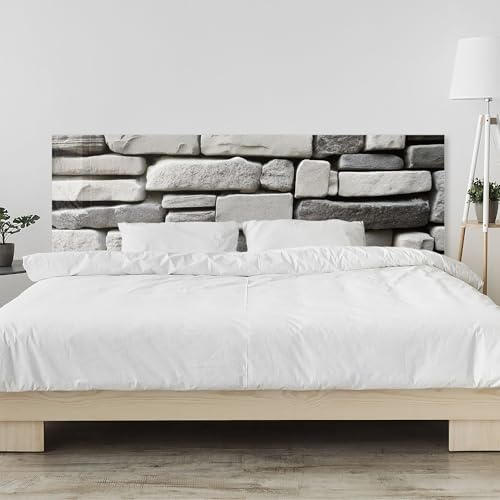 timalo Kopfteil fürs Bett 180 x 58 cm | Steinwand Naturstein | Wandschutz & Bettrückwand – Acrylglas 2 mm – Wandpaneel Schlafzimmer