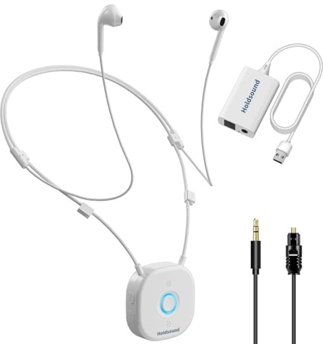 Holdsound HSD100 Cuffie TV Wireless per Anziani, Design a Fascia Cervicale