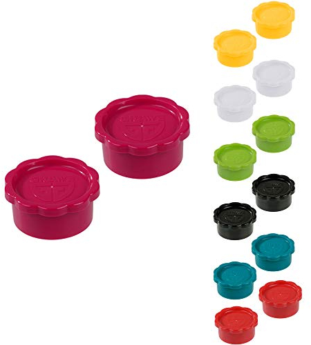 Gräwe Lot de 2 bouchons de rechange roses pour carafe en verre Sodastream modèle Penguin (bouchon pas de type champagne) + Crystal