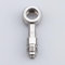 Stainless Steel -4 AN Male to Banjos Eye Bolt Reusable Brake Pipe Fittings Adapter, Straight AN4 D10.2mm